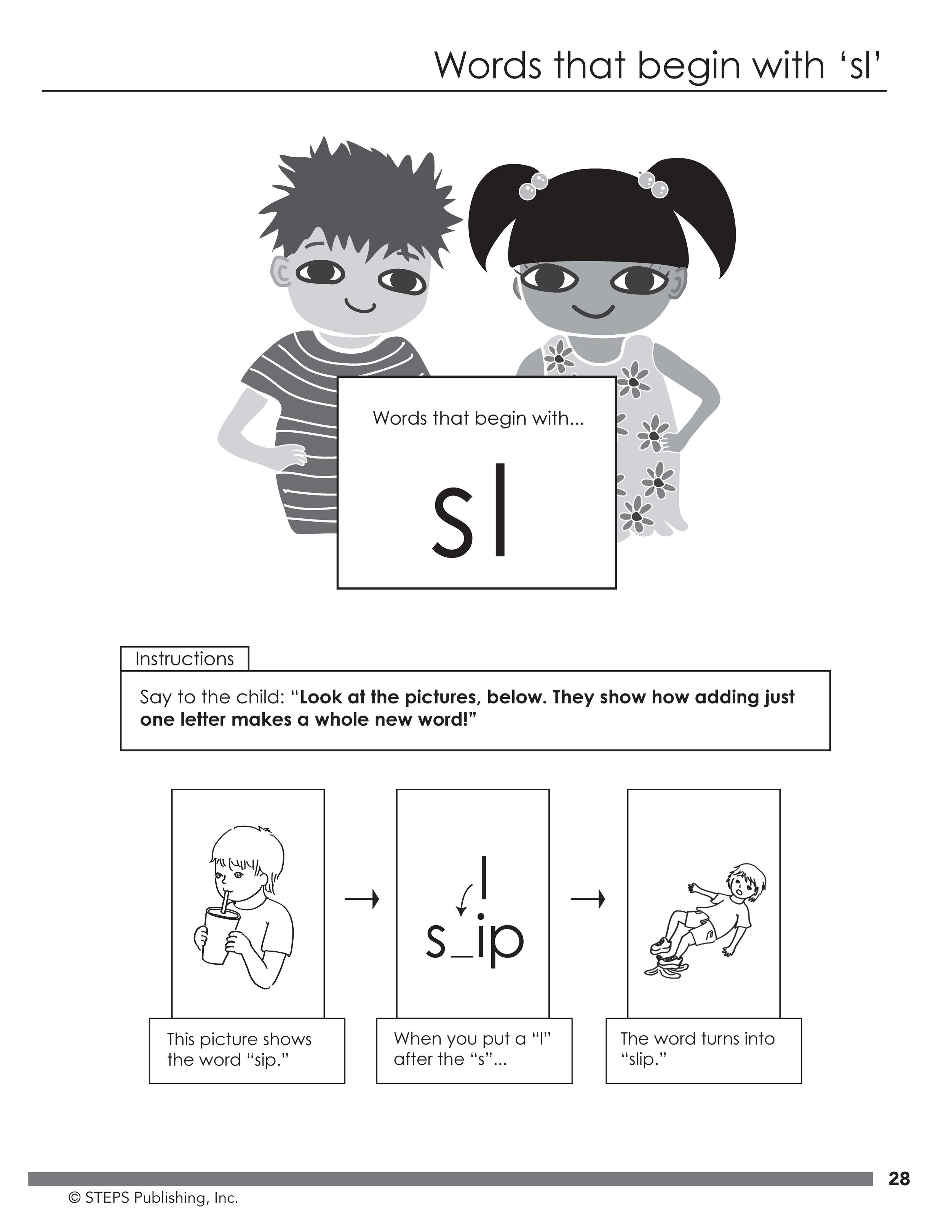 Steps to Reading Book 2 sample page 4