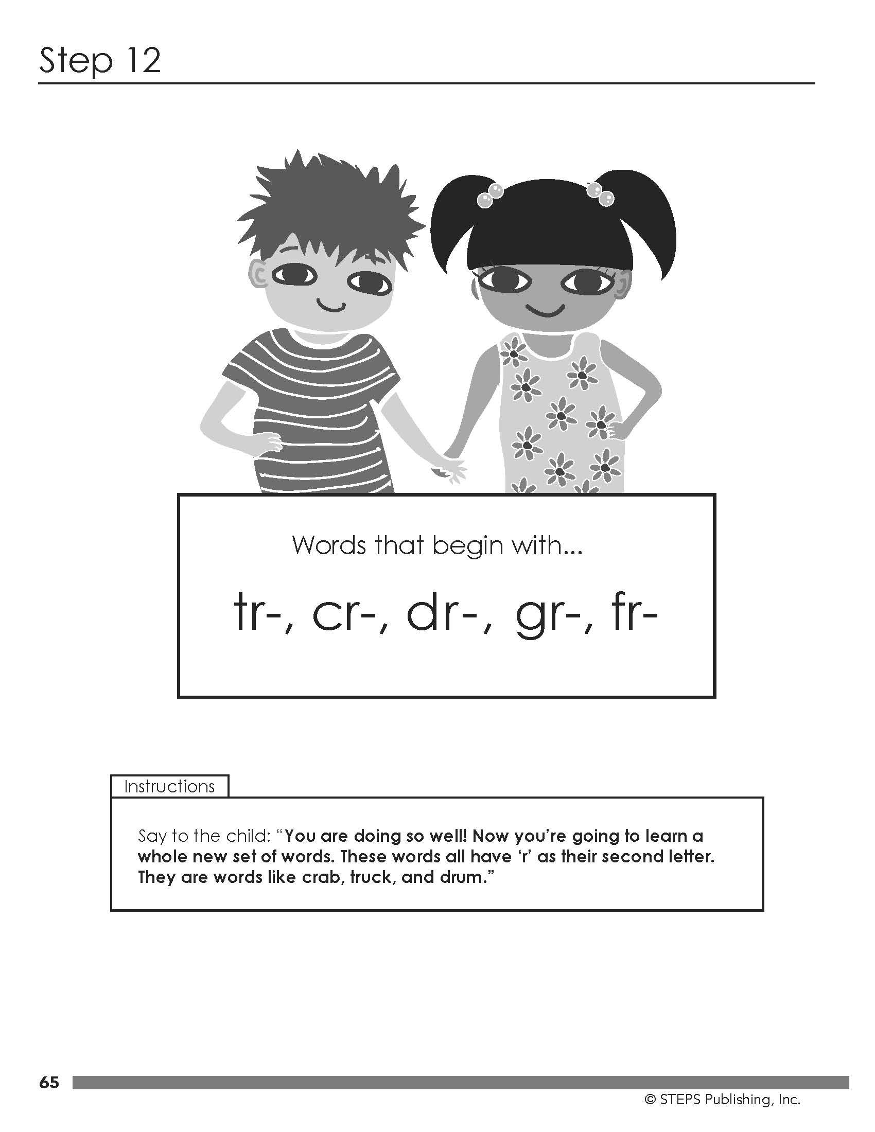 Steps to Reading Book 2 sample page 10