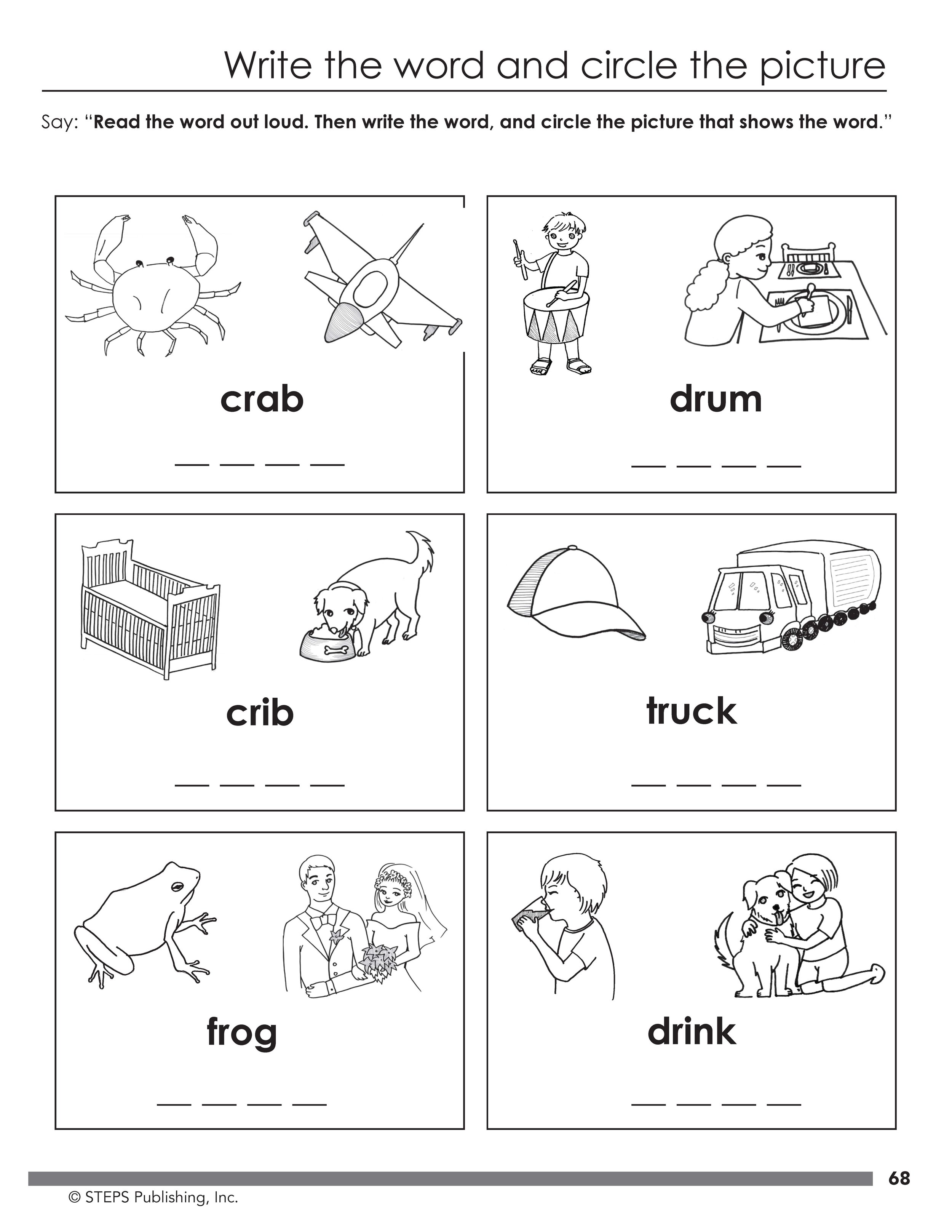 Steps to Reading Book 2 sample page 13