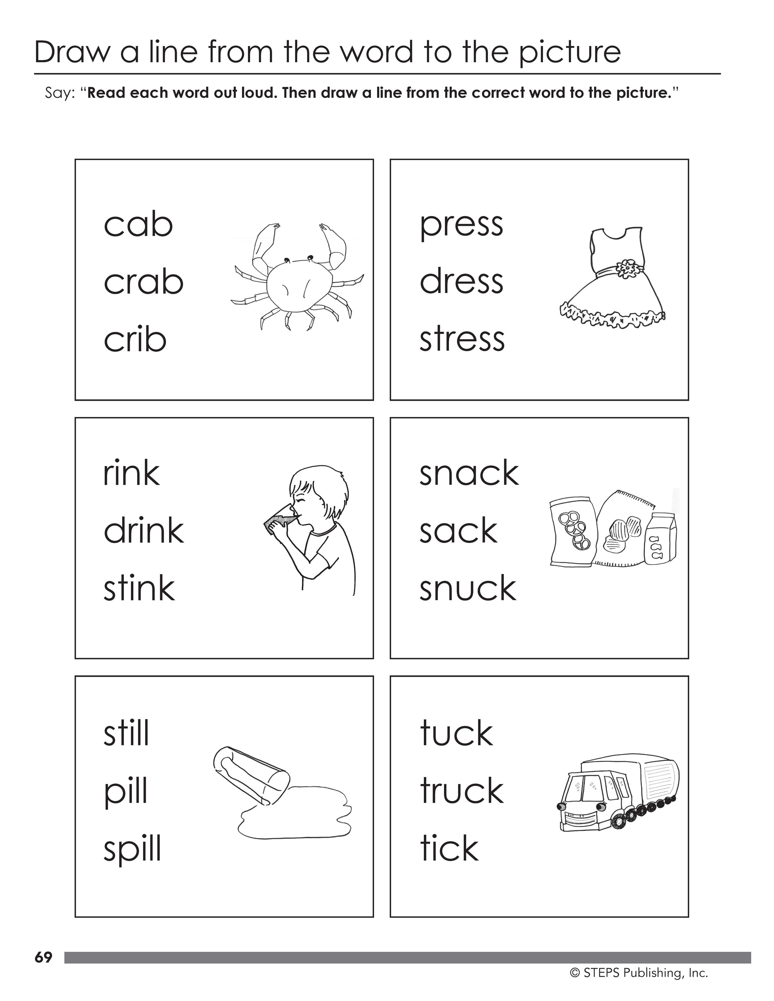 Steps to Reading Book 2 sample page 14
