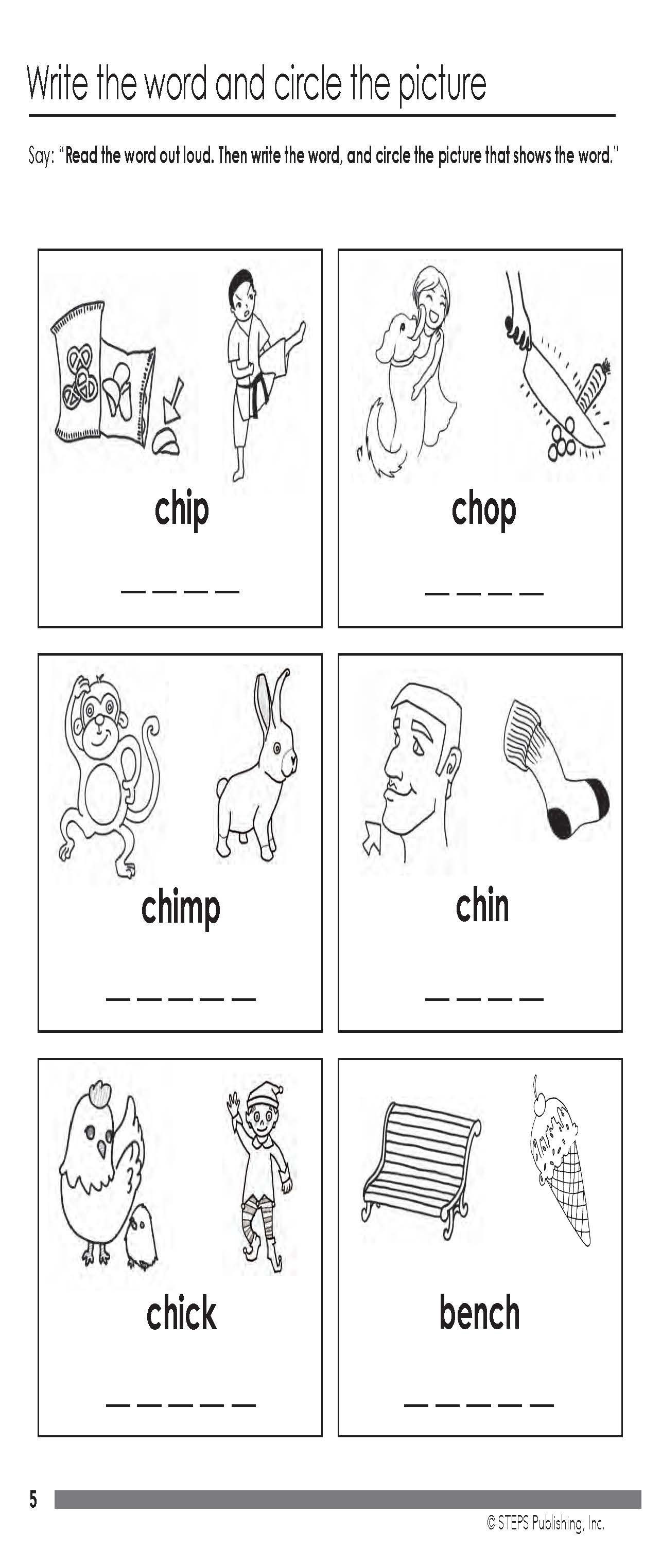 Steps to Reading Book 3 sample page 6