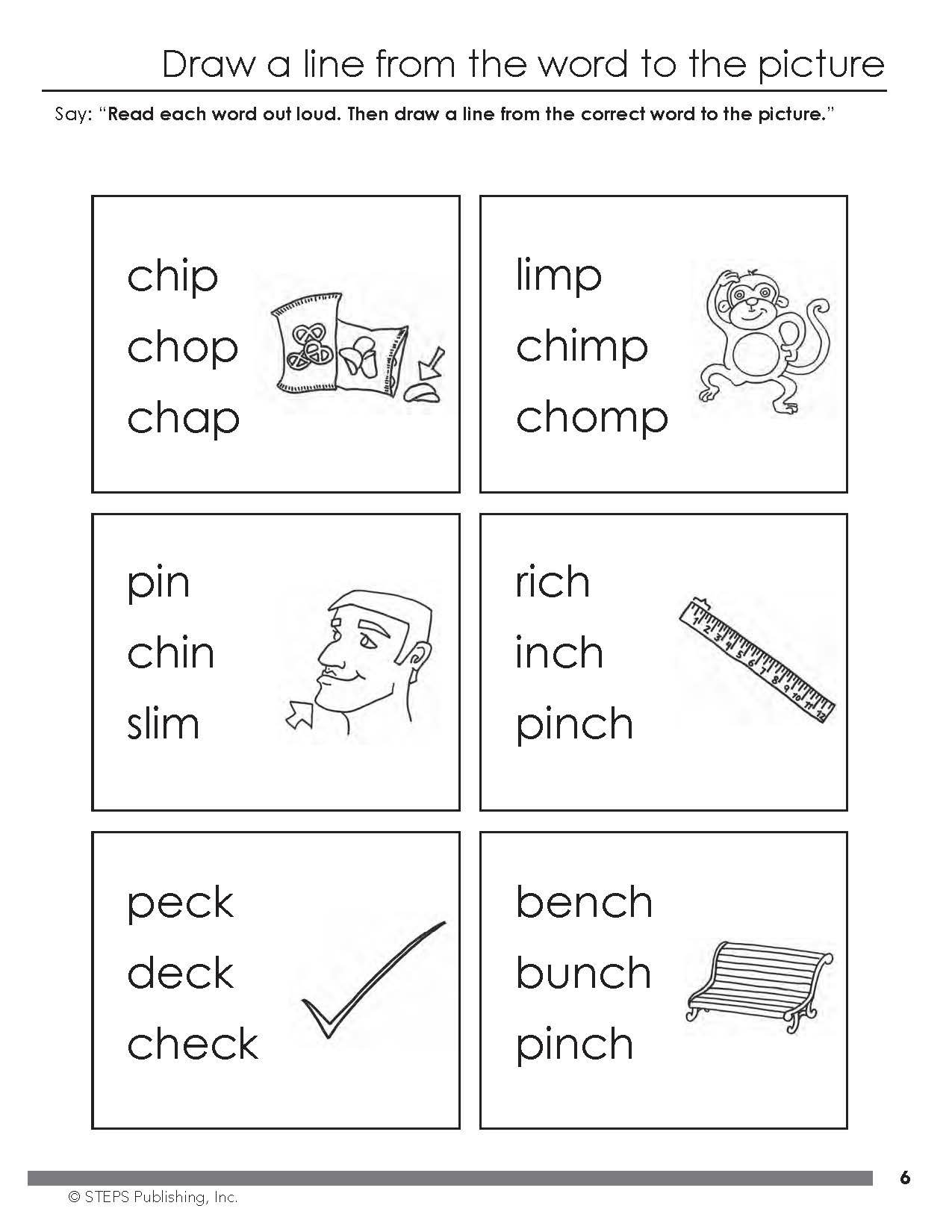 Steps to Reading Book 3 sample page 7