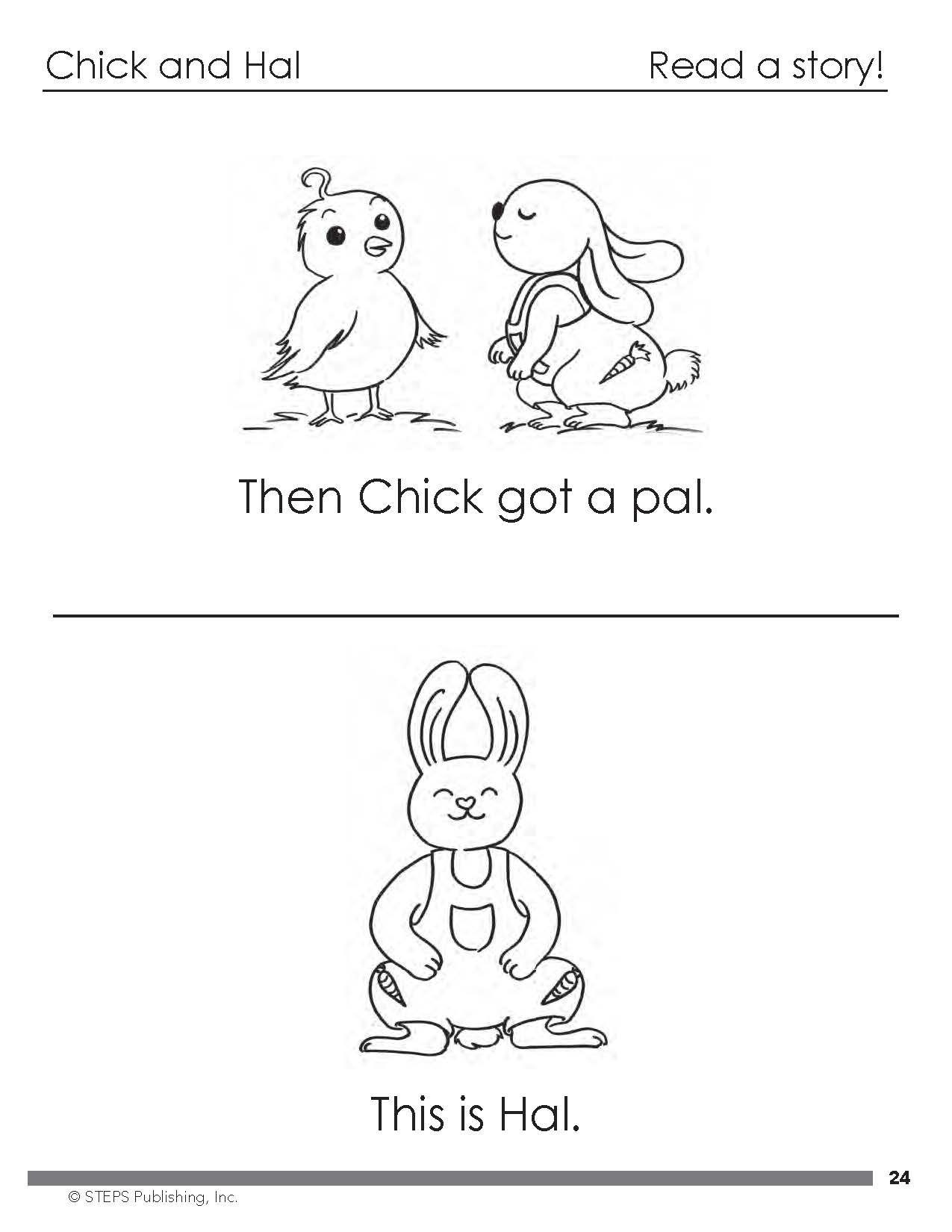 Steps to Reading Book 3 sample page 18