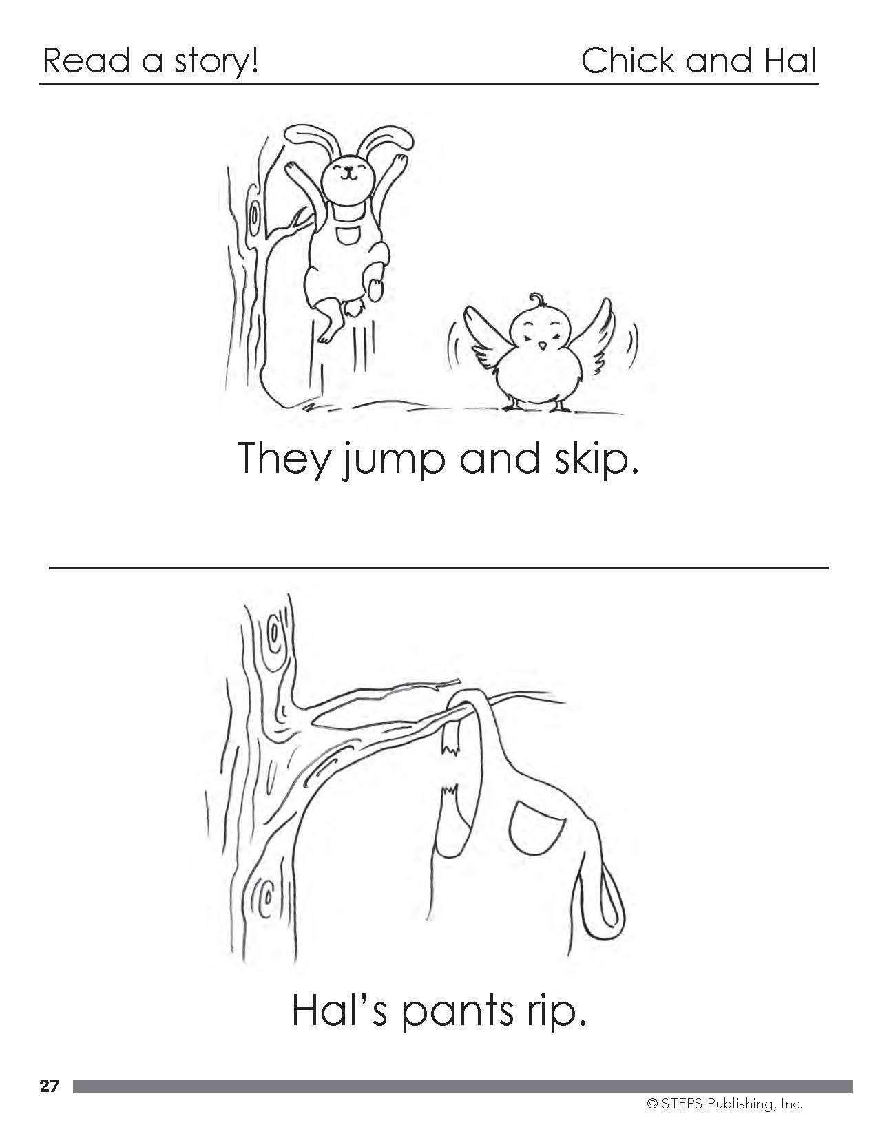 Steps to Reading Book 3 sample page 21