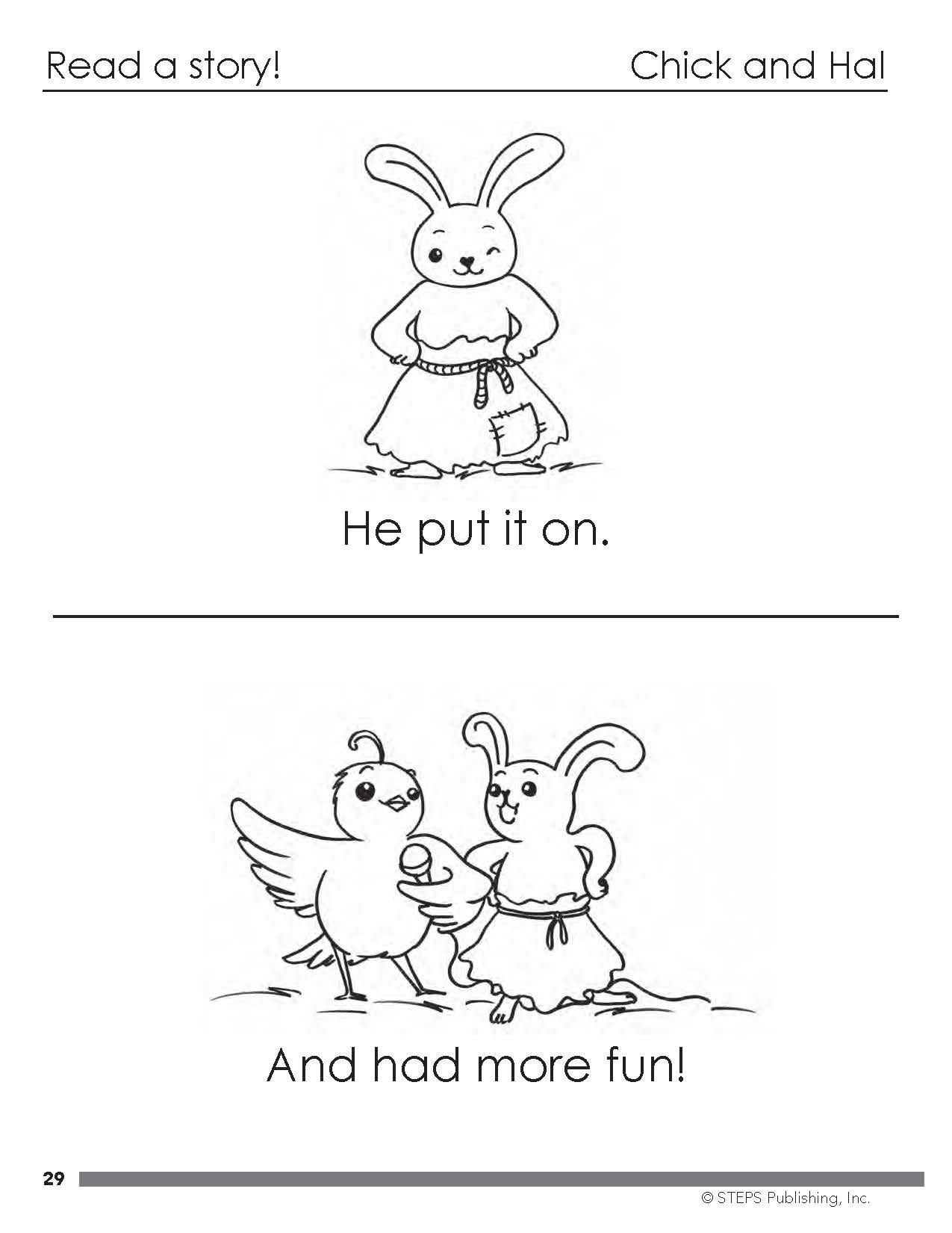Steps to Reading Book 3 sample page 23