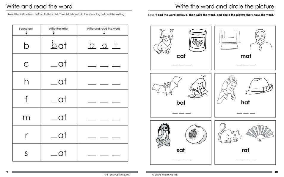 Steps to Reading Book 1 sample page 5